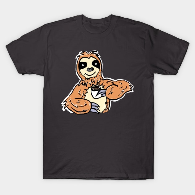 Sloth T-Shirt by Brianjstumbaugh